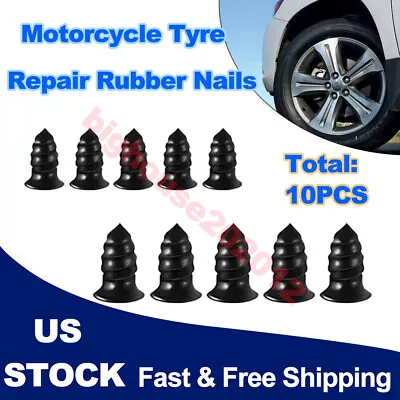 Car Tubeless Vacuum Tyre Puncture Repair Kit Rubber Tire Patch Plug Screw Nail • $4.92