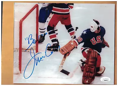 JIM CRAIG AUTOGRAPHED 8x10 PHOTO SIGNED USA HOCKEY MIRACLE ON ICE OLYMPICS JSA • $149.95