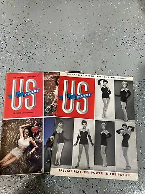 Us Camera Magazine Lot Of 2 1945 • $10