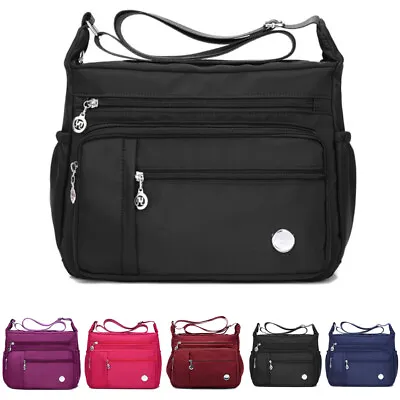 $30.38 • Buy Women Shoulder Messenger Bag Nylon Oxford Lightweight Waterproof Tote Handbag