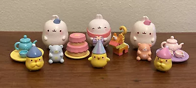 Molang 2017 Bunny Rabbit Push Pop Birthday Slumber Tea Party Jazwares Figures • $59.99