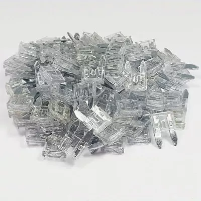 Mini Blade Fuse 25 Amp 25A Amps Clear White ATM Auto Car Fuses All Quantities • £2.29