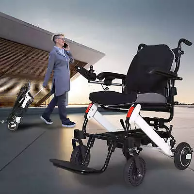 Folding Electric Wheelchair Power Chair Lightweight Mobility Aid Motorized USAnO • $699.99