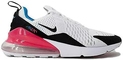 Unisex Original Nike Air Max 270 BP Trainers White Black Hyper Pink CN9577 100   • $125.71