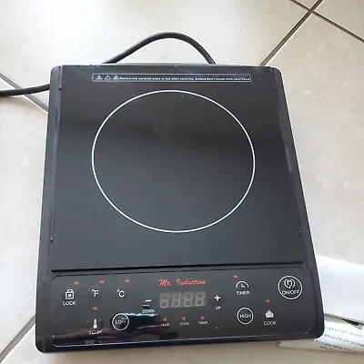 Mr. Induction SR-964(T) Black Micro-Computer Induction Cooktop Tested Works EUC • $49.99