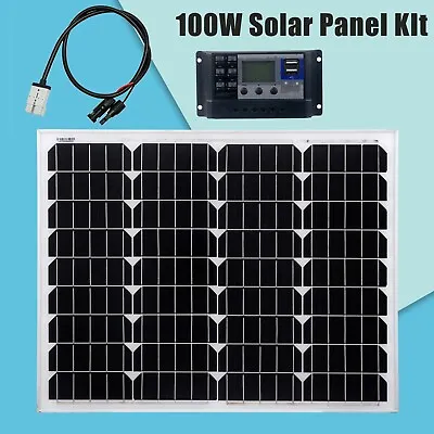 $86.39 • Buy 100W 12V Solar Panel 30A Regulator Trickle Battery Charger With Anderson Plug AU