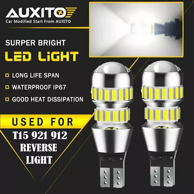 2X T15 W16W 6000K White 42SMD LED BackUp Reverse Light Bulbs Waterproof Auxito • $22.96