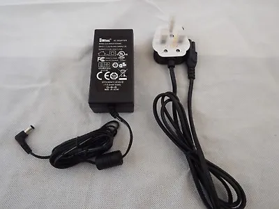 12.0V 3.5A 12V Power Supply Charger SWTEC AC Adapter SW042S120350M2 + Power Lead • £13.76