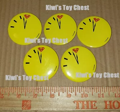 AUTHENTIC NEW!! DC Comics Watchmen Superman Doomsday Clock Button Pin Set Of 5 • $2.99