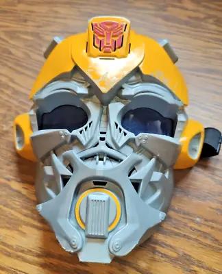 Transformers 2006 Bumblebee Talking Voice Changing Helmet Hasbro • $12.50