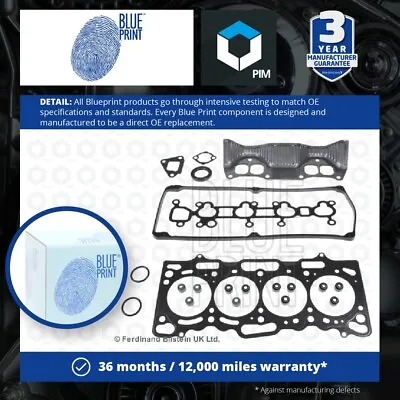 Head Gasket Set Fits MITSUBISHI COLT Mk5 1.3 00 To 03 4G13(16V) Blue Print New • $132.81