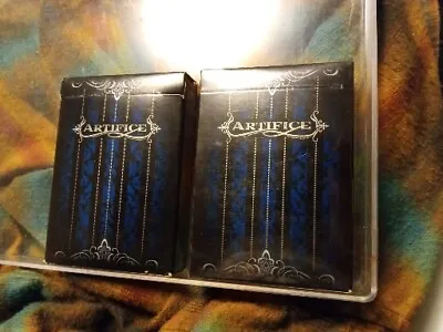 Rare Blue Artifice V1 Playing Cards Deck By Ellusionist Borderless 1st Edition • $89.99