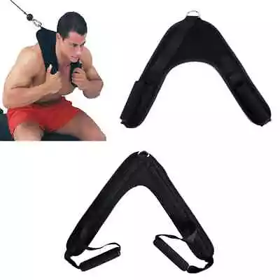 Abdominal Crunch Straps Abs Exercise Pulling Harness Fitness Gym Shoulder-Strap • $24.49