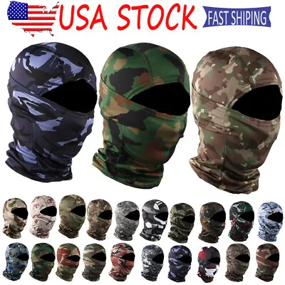 Tactical Balaclava Face Mask Camo Full Face Mask Military Hunting Mask Ski Mask • $5.99