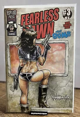 Asylum FEARLESS DAWN THE BOMB  #3 (2023) STEVE MANNION (GOOD GIRL VARIANT) • $15.99