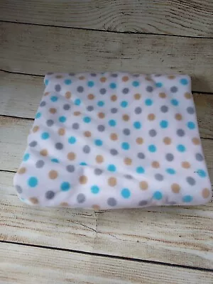 Pastel Polk-a-dot Fleece Fabric Anti-Pill 36  X 60  NEW!!! • £9.63