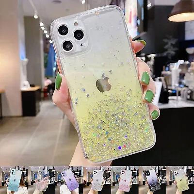 $10.04 • Buy Bling Glitter Shockproof Case For IPhone 14 13 12 11 Pro XR XS 7 8+ Girls' Cover