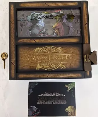 Game Of Thrones Complete Collector’s Limited Edition RRP £299.99 Lot H1475 • £239.99