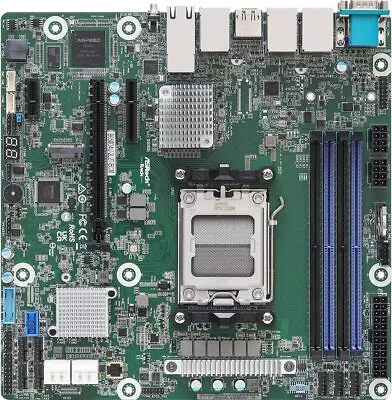 ASRock Rack 32GB 4 SATA6Gb/s DDR5 AMD Ryzen 7000 Micro ATX Server Motherboard • $489.99