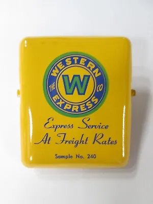Vintage Advertising Metal Clip WESTERN EXPRESS • $5