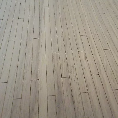 Dollhouse Miniature Real Wood White Oak Flooring • $32