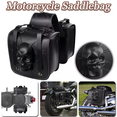 Motorcycle Bag Tool Side Bag Fit For Yamaha Virago XV125 XV250 Route66 • $48.81