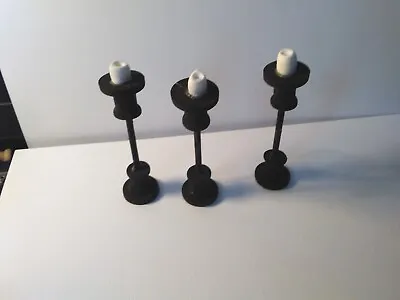 One DOLLS HOUSE MINIATURE CANDLESTICK TUDOR / WITCHES H222 • £2