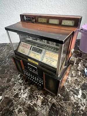 Seeburg Stereo Consolette Wallbox Jukebox Vintage Original MCM With Key • $99
