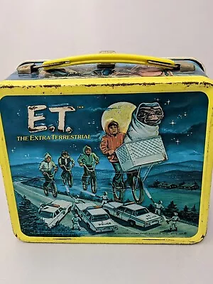 E.T. The Extra-Terrestrial 1982 Aladdin Vintage Classic Lunch Box (No Thermos) • $38