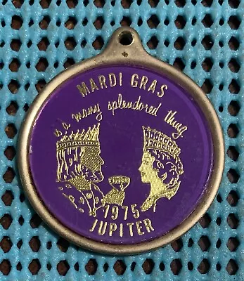 1975 Krewe Of JUPITER  Mardi Gras Looped Badge / Charm • $3.99