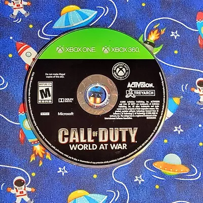 Xbox One + 360 Cod Call Of Duty World At War Game • $19.99