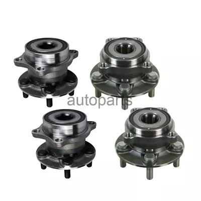 Front  Rear Wheel Bearing Hub For 2008 2009-2011  Subaru Impreza No STi V7 • $165.92