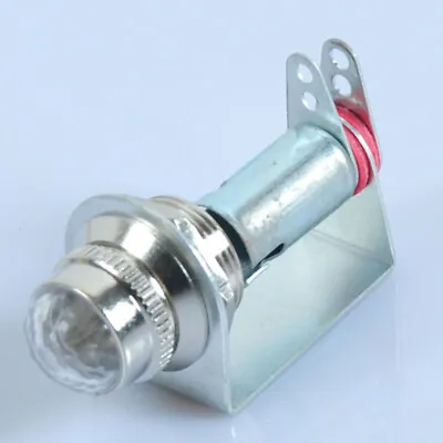 1pc Guitar Amp White Jewel Lamp Indicator Amplifier For Pilot Light Metal • $7.35