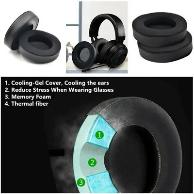 For Razer Kraken Pro V2 7.1 Gaming Cooling Gel Headphones Ear Pads Cushion N:-h • $10.63