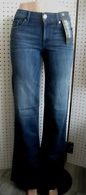 New Express Ladies Jeans. Wide Leg Flare Mid Rise - Finished Hem. Size 00-10 • $14.99