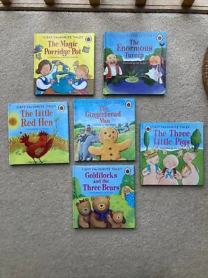 Set Of 6 Ladybird First Favourite Tales Books For Young Children • £5.99