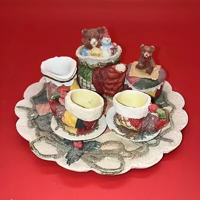 Miniature Christmas Tea Set • $12.99