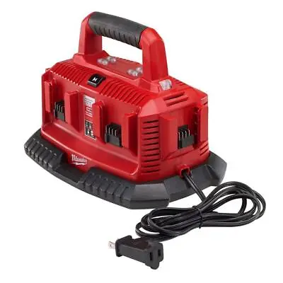 Milwaukee Battery Charger 6 Port Sequential Charging Station Power Tool 18V M18 • $143.90