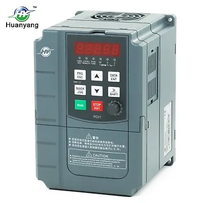 VFDSingle To 3 PhaseVariable Frequency Drive1.5kW 2HP 220V Input AC 7A • $84.98