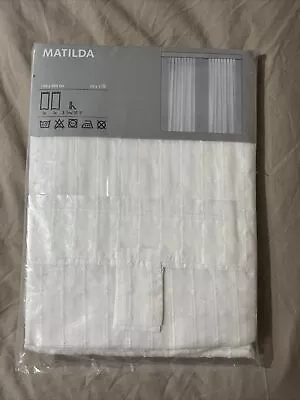 BNWT Matilda Ikea Net Curtain 140x130cm Privacy 100% Cotton • £20