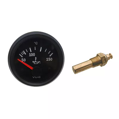 VDO Cockpit Vision Electric Oil Temperature Temp Gauge 52mm 12V With Sender • $65