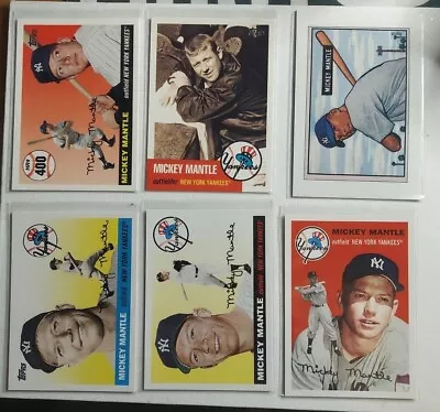 Mickey Mantle Card (Lot Of 6) • $6