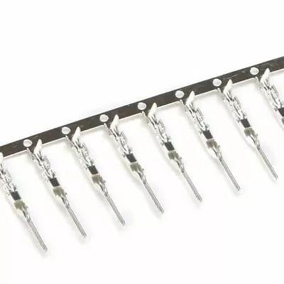 100Pcs Dupont Male Crimp Pin Plug Connector Crimping Terminals Pitch 2.54mm • $7.49