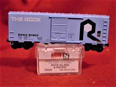 MTL 73020 THE ROCK (R.I.) 40' Std Box Car W/o RW  #57607 'NEW' N-SCALE • $34.95