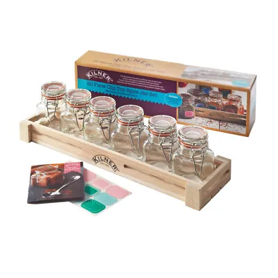 £19.63 • Buy Kilner 20 Piece Spice Jar Gift Set | Spice Storage Set, Kilner Spice Rack