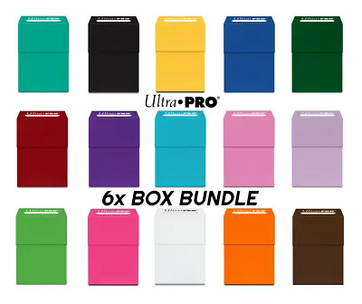 6x Ultra Pro Deck Boxes For Trading Card Storage Pokemon MTG - BULK DEAL • £14.99