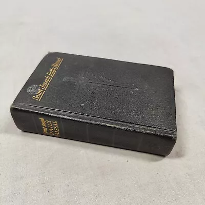 Vtg Saint Joseph Daily Missal Prayers Mass Catholic Church Bible 1961 Leather • $29.49