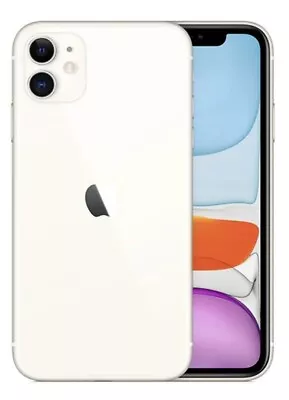 Apple IPhone 11 - 64GB - White (Unlocked) A2221 (CDMA + GSM) • $75
