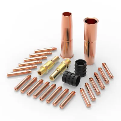 MIG Welding Gun Accessory Kit Tip Nozzle Diffusers For Tweco #2/Lincoln 200/250 • $23.19