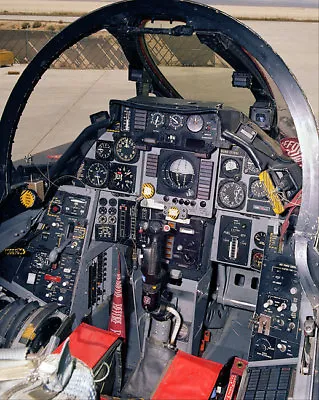 F-14 TOMCAT COCKPIT 8x10 GLOSSY PHOTO PRINT • $14.99